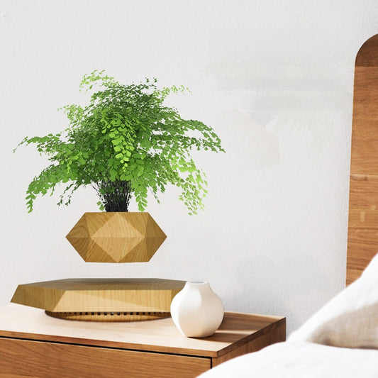 Aicheers Magnetic Levitation Planter Pot Futuristic Desk Decor