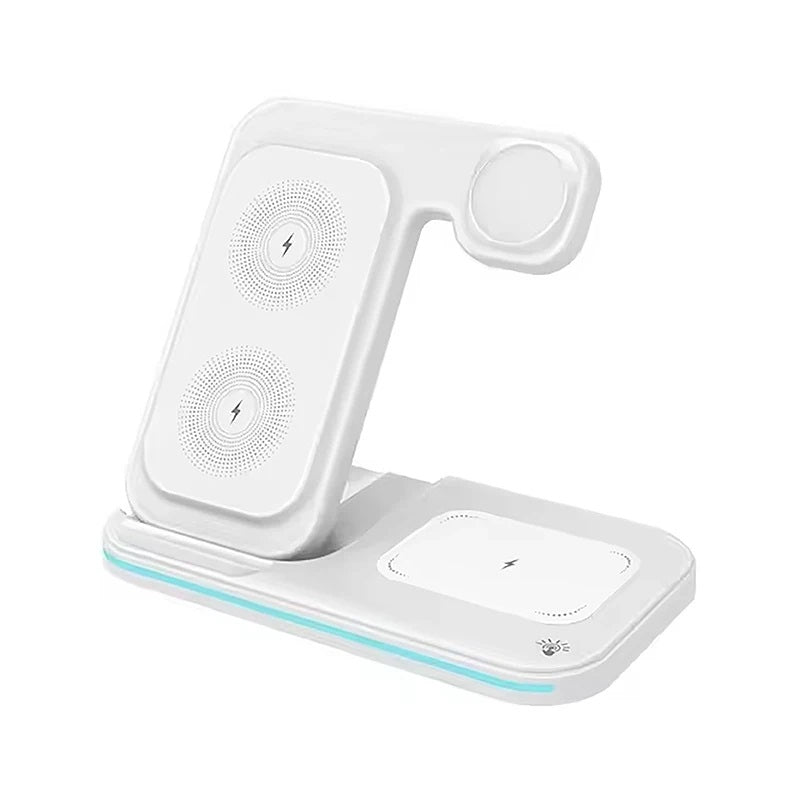 Aicheers 3 In 1 Wireless Foldable Fast Charging Station