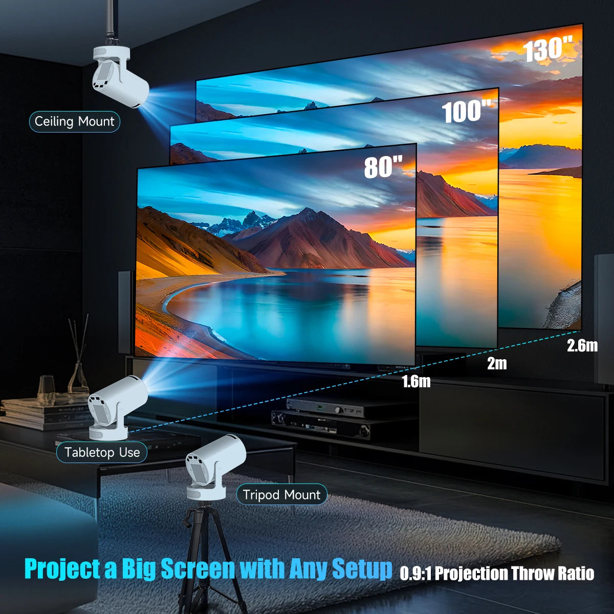 Aicheers Magcubic HY300 Pro Projector