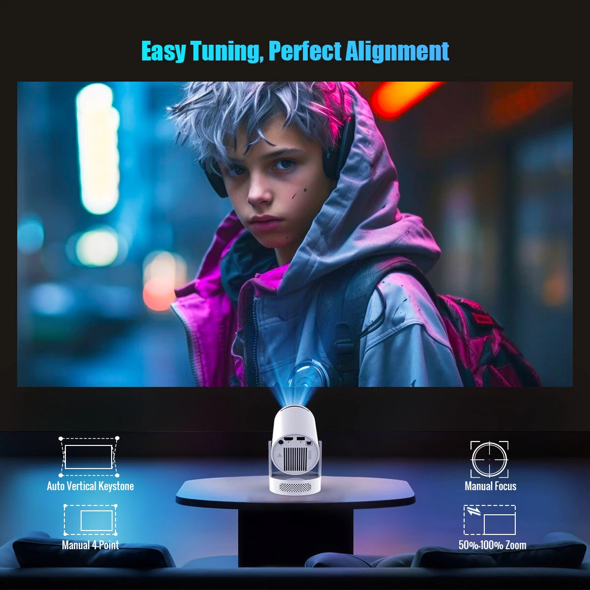 Aicheers Magcubic HY300 Pro Projector
