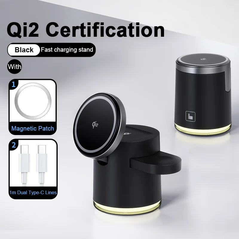 Aicheers Qi2 Wireless Fast Charging Station