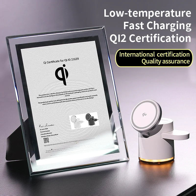 Aicheers Qi2 Wireless Fast Charging Station