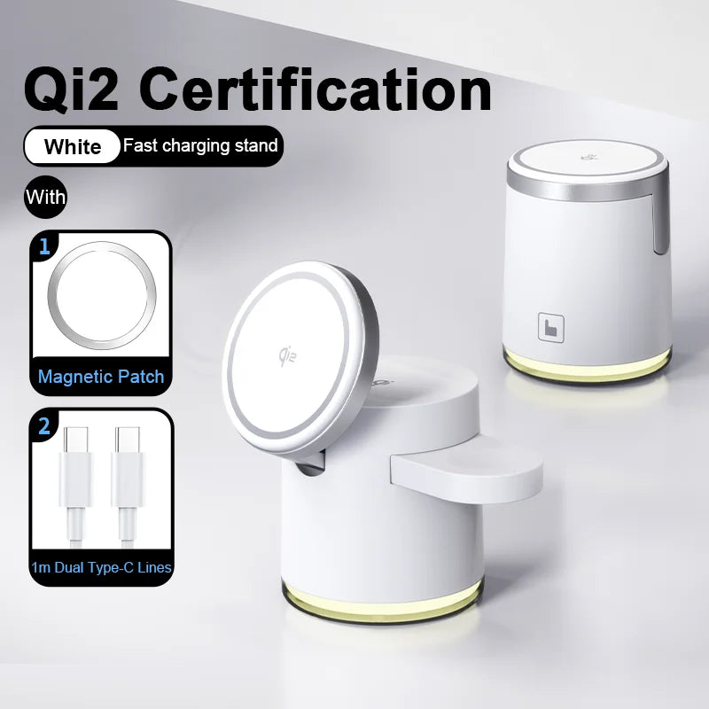 Aicheers Qi2 Wireless Fast Charging Station